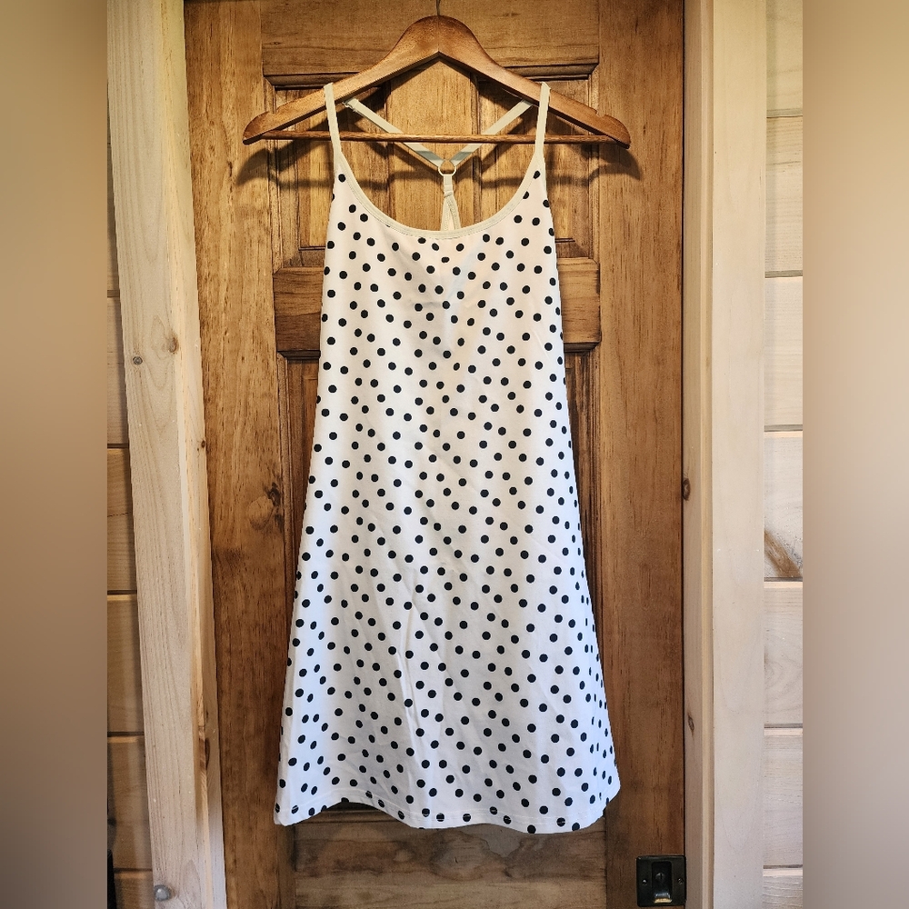 Max Studio Polka Dot Active Wear Mini Dress